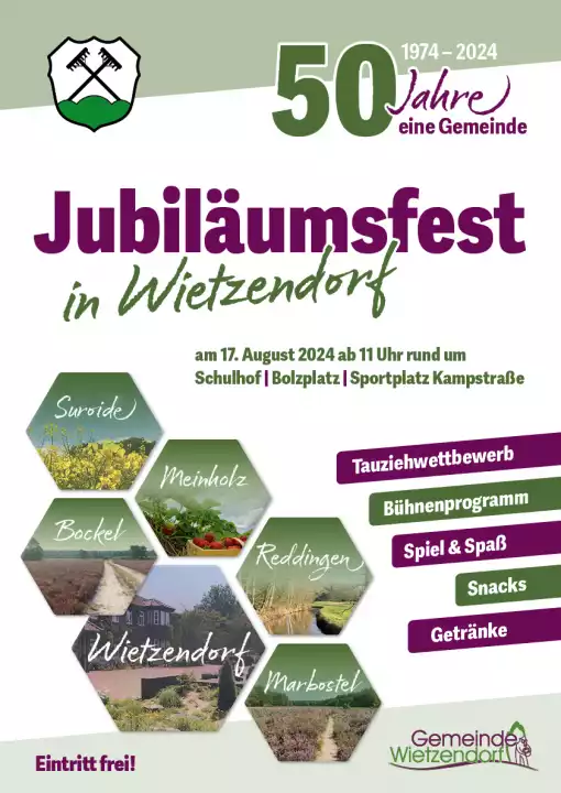 Jubiläumsfest in Wietzendorf